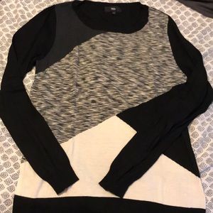 Mossimo Asymmetric Print Sweater